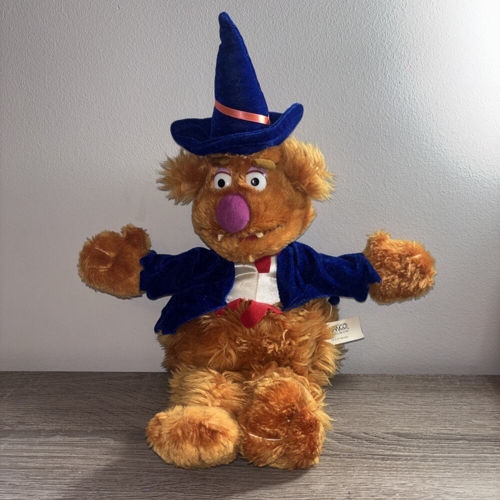 Vintage 2003 Nanco Muppet Show Fozzie Bear 25th Anniversary Halloween Plush RARE